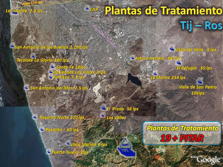 mapa plantas